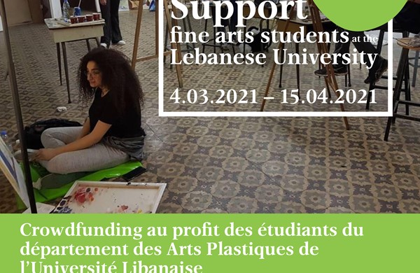 Crowdfunding au profit des étudiants du département des Arts Plastiques de l’université libanaise